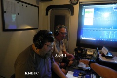 KI4BUC, Gerald and AA4UJ, Brian at SSB station