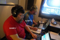 Kj4IVJ, Kevin and KI4BUC, Gerald at the SSB station
