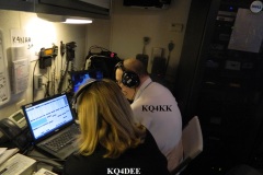 KQ4KK, Kent and KQ4DEE, Deanna at second SSB station