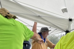 More holding down canopy